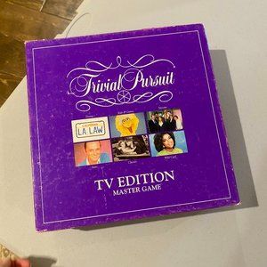1991 Vintage Trivial Pursuit TV Edition Master Game
